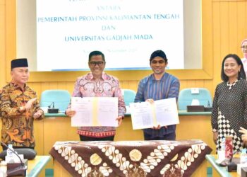 Pemprov Kalteng Bersama UGM Lakukan Penandatanganan PKS