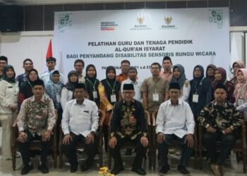 Kemenag Apresiasi Baznas Latih Pengajar Al Quran Isyarat