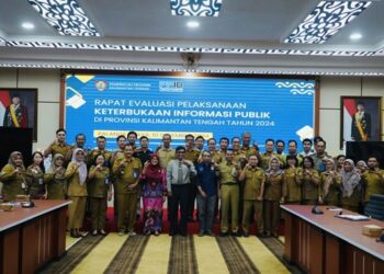 Kadis Kominfosantik Agus Siswadi Buka Rapat Evaluasi Pelaksanaan Keterbukaan Informasi Publik di Provinsi Kalteng Tahun 2024