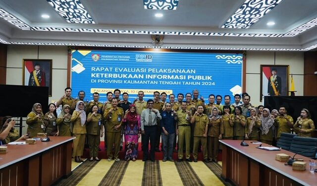 Kadis Kominfosantik Agus Siswadi Buka Rapat Evaluasi Pelaksanaan Keterbukaan Informasi Publik di Provinsi Kalteng Tahun 2024