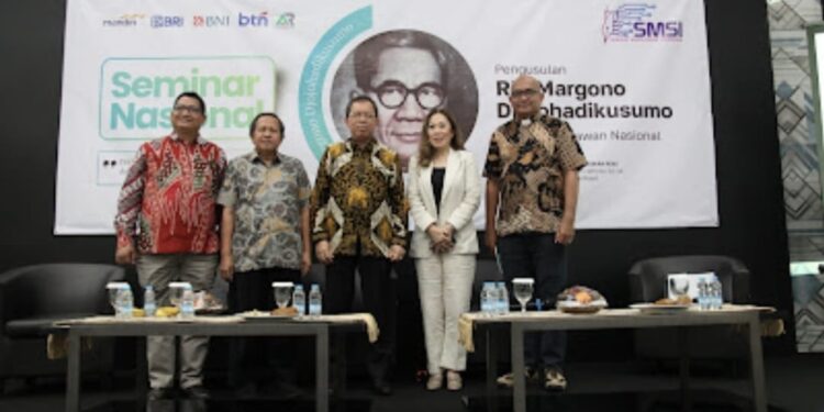 SMSI Gelar Seminar Nasional Usulkan RM Margono Djojohadikusumo Jadi Pahlawan.